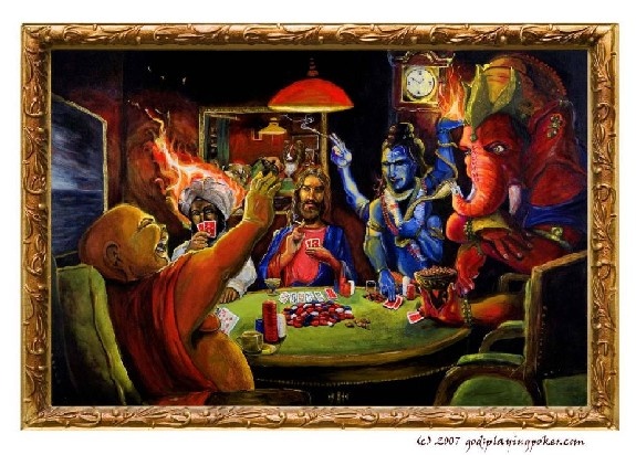 Gods Playing Poker