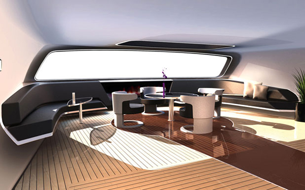 Porsche Yacht - Inside