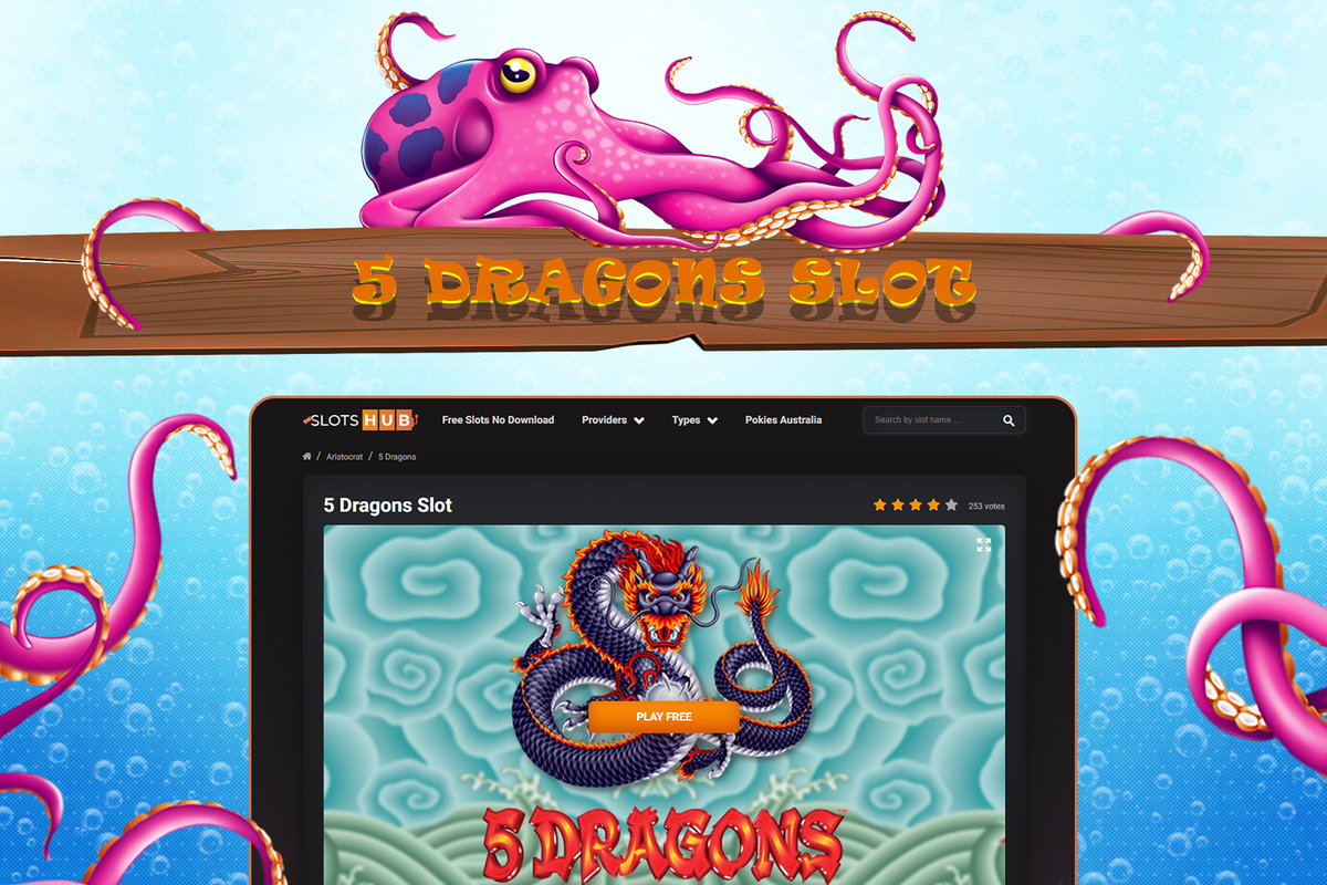 5 Dragons pokie machine”